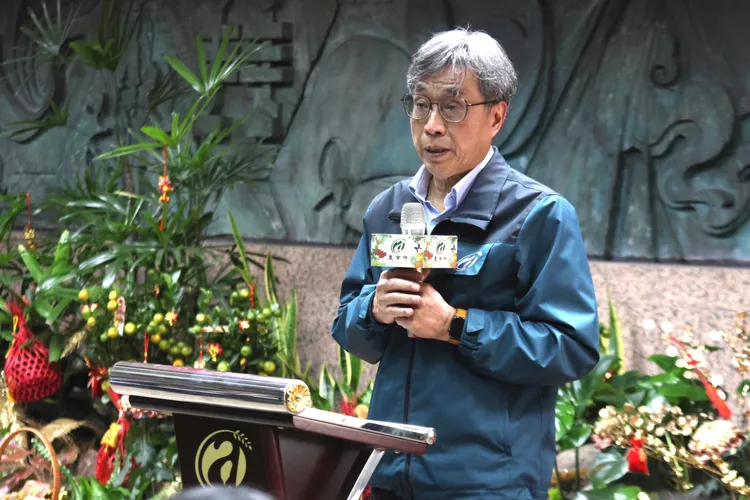 農業部代理部長陳駿季。彭欣偉攝