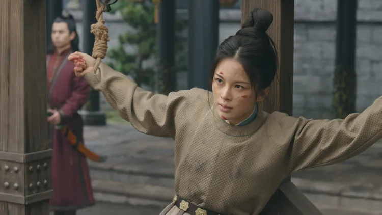 趙櫻子在劇中被擄走當人質。中視提供