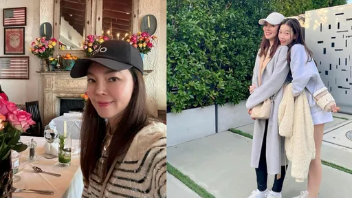 曾馨瑩美國度假曬「姊妹照」 14歲愛女擁大長腿+高顏值超吸睛