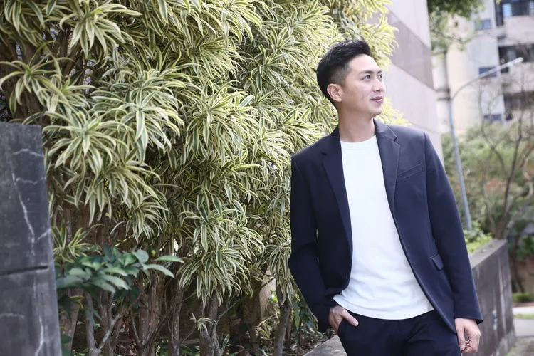 廖偉翔說國民黨在九二共識上「左手怕民進黨、右手怕共產黨」，但做對的事情不要怕被抹紅。彭欣偉攝