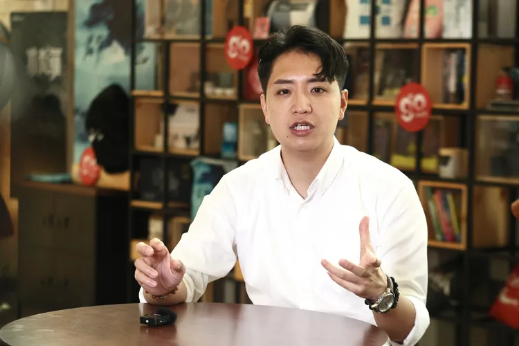 羅廷瑋認為，九二共識就像是超商，每隔幾年應重新「裝潢」包裝論述。彭欣偉攝