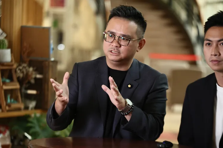 黃健豪2010年曾擔任國民黨青年團總團長，初戰立委就擊敗對手。彭欣偉攝