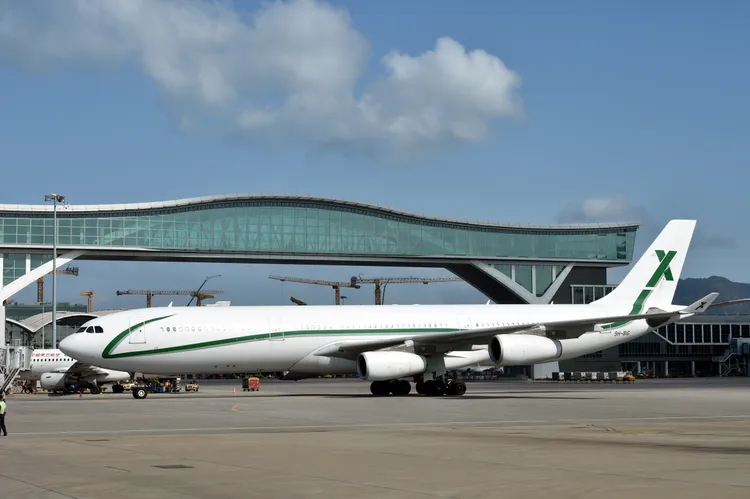 邁阿密國際的專機。新華社