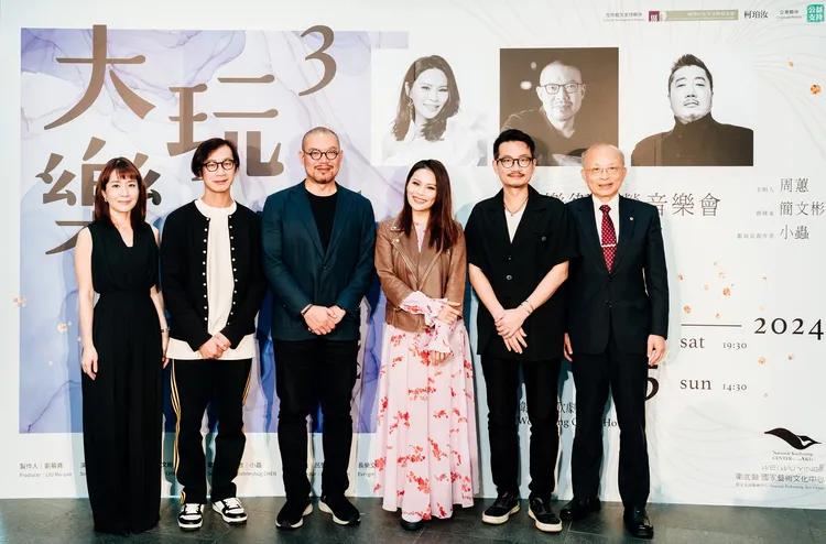 周蕙與藝術總監簡文彬一同出席記者會。衛武營國家藝術文化中心/陳建豪 提供