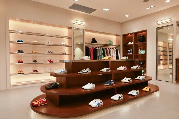 店裝利用大面積沉穩內斂色調的牆面搭配原木紋元素。品牌提供