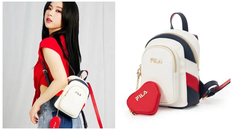 後背包附愛心小包，2480元。品牌提供