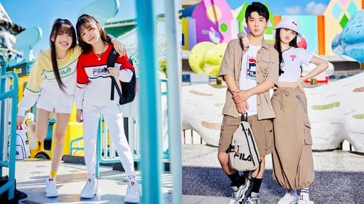 FILA愛心鞋、愛心包超吸睛　幻藍小熊也忍不住直接上腳