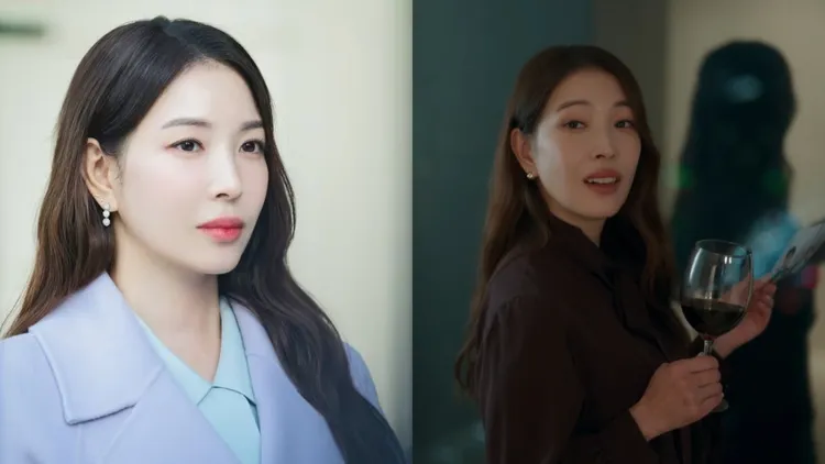 寶兒在《和我老公結婚吧》第11集（左）、第12集登場，臉蛋看起來跟以前不太一樣。翻攝tvN