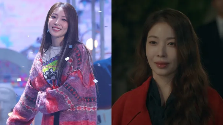 寶兒《和我老公結婚吧》（右圖）的扮相，跟過去友出入，遭疑豐唇進廠維修。翻攝寶兒IG、tvN