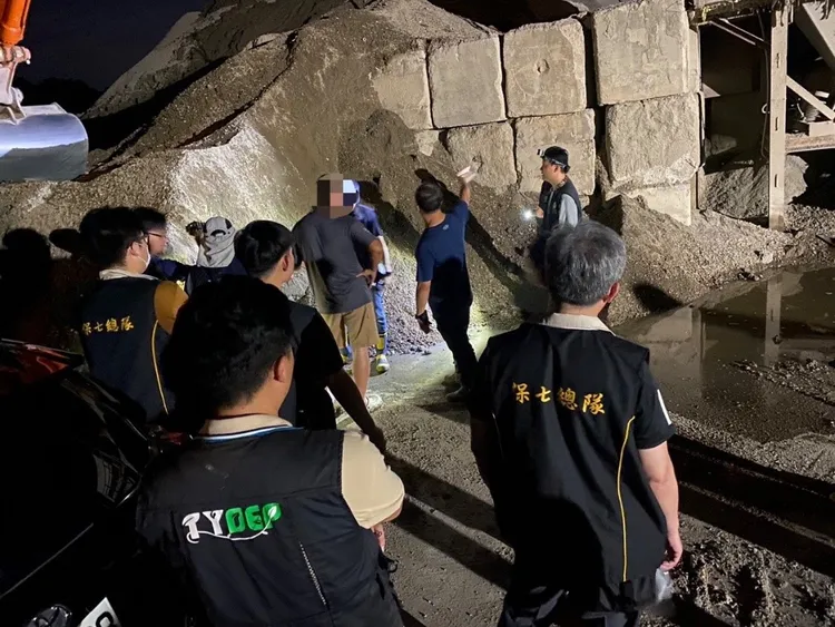 檢警環聯合稽查。桃園地檢署提供