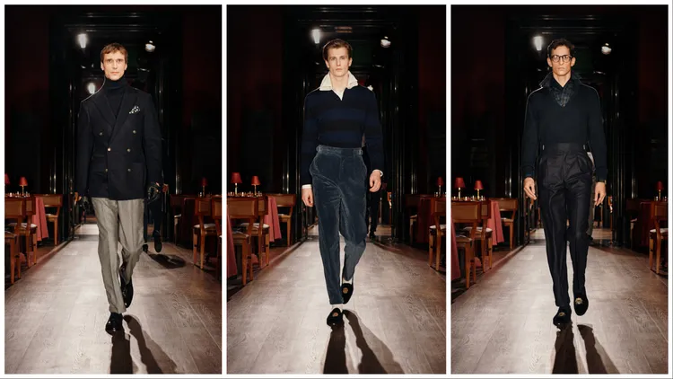 dunhill 2024秋冬系列。品牌提供