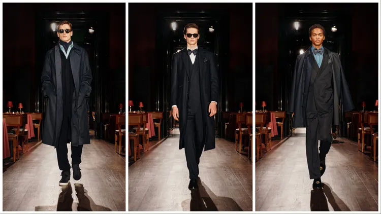 dunhill 2024秋冬系列。品牌提供