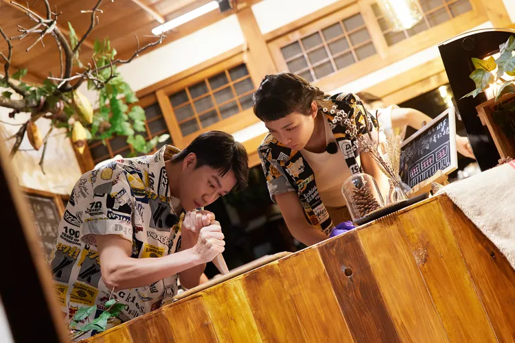 江宏傑佈局「假吵架」戲碼。客家電視提供