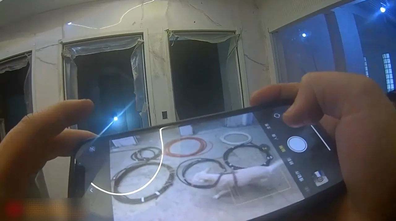 六綑電線贓物。翻攝畫面