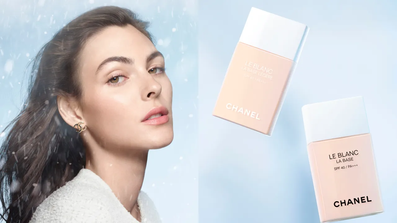 香奈兒針對春季氣候推出珍珠光感新一代輕盈防護妝前乳，綻放有紅潤玫瑰光澤。品牌提供