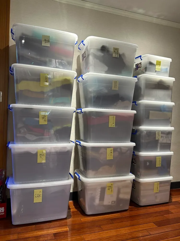 游錫堃春節都在打包。翻攝自游錫堃臉書