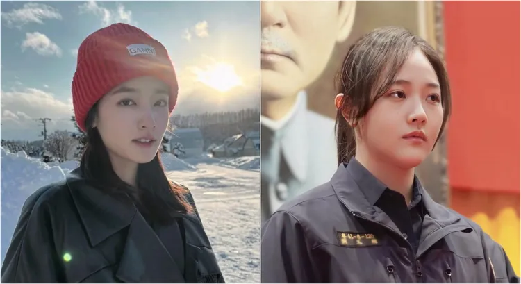 清純警專生撞臉「知性女神」王淨。左翻攝自王淨IG，右翻攝自臺北波麗士臉書