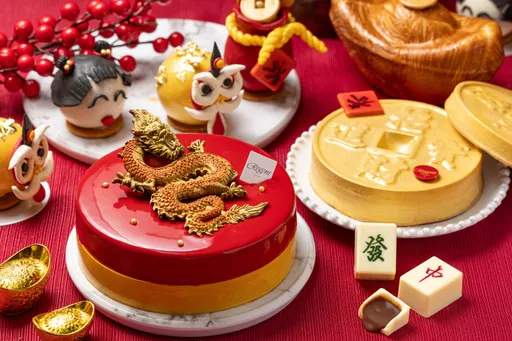 晶華酒店全年無休！法籍甜點主廚打造麻將、金幣甜品迎龍年
