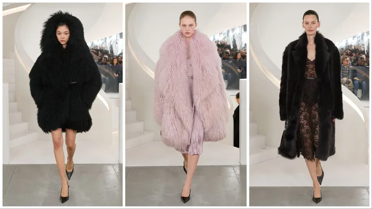 具有份量感的皮草單品相當華麗。品牌提供