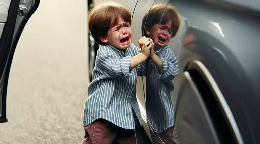 恐怖媽媽的「鐵血管教」　開車「不慎」輾過7歲幼兒