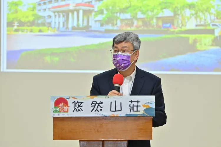 陳建仁致詞。政院提供