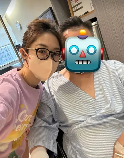 林千又控遭富商男友(右)家暴。翻攝自林千又IG