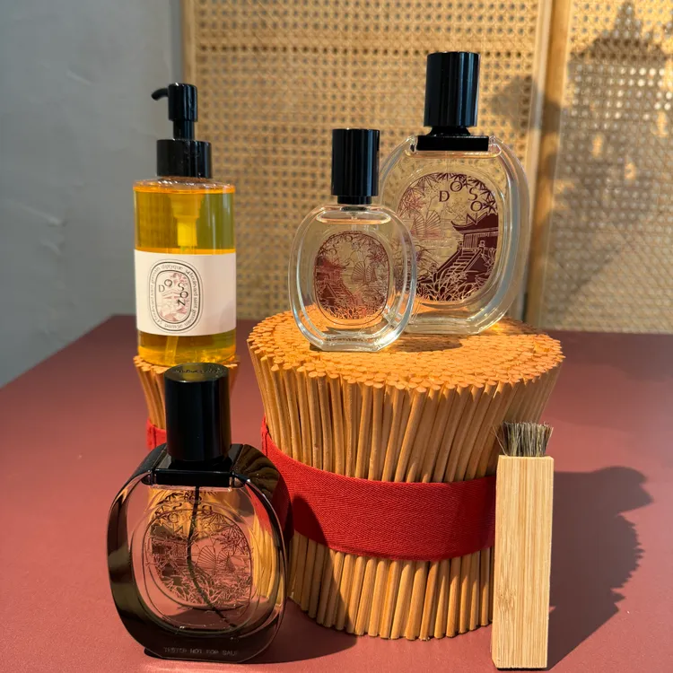 2024限量杜桑淡香精75ml／6000元、淡香水30ml／3100元、淡香水100ml／5200元、沐浴油200ml／1850元。張家玲攝