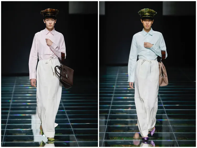PRADA 2024秋冬大秀。品牌提供