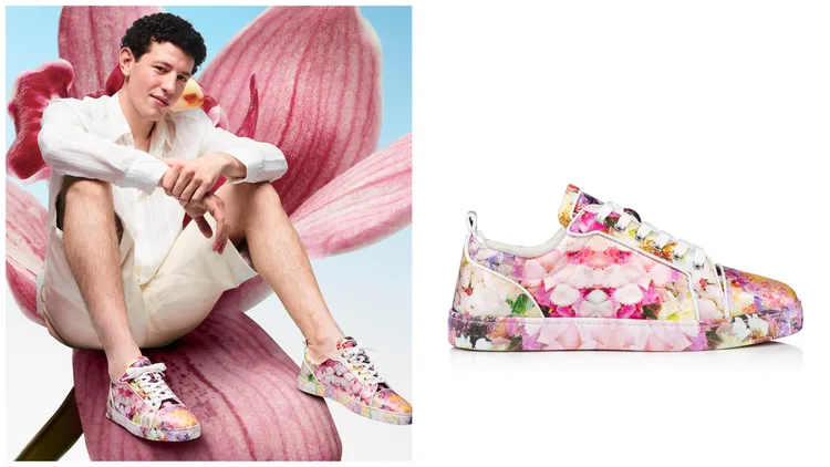 Louis Junior Orlato Blooming印花球鞋，3萬3000元。品牌提供
