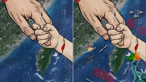 中國快艇案!東部戰區「紅字標金門」 短片叫囂台灣牽手回家