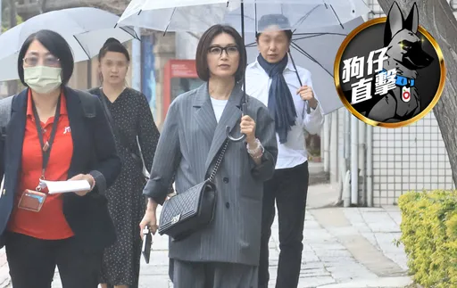 狗仔直擊|酒井法子遊淡水老街俏皮戳鼻孔!買霜淇淋「相機先吃」