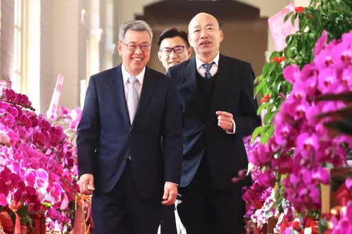 陳建仁和「老朋友」韓國瑜敘舊！　雙方密談共識曝光