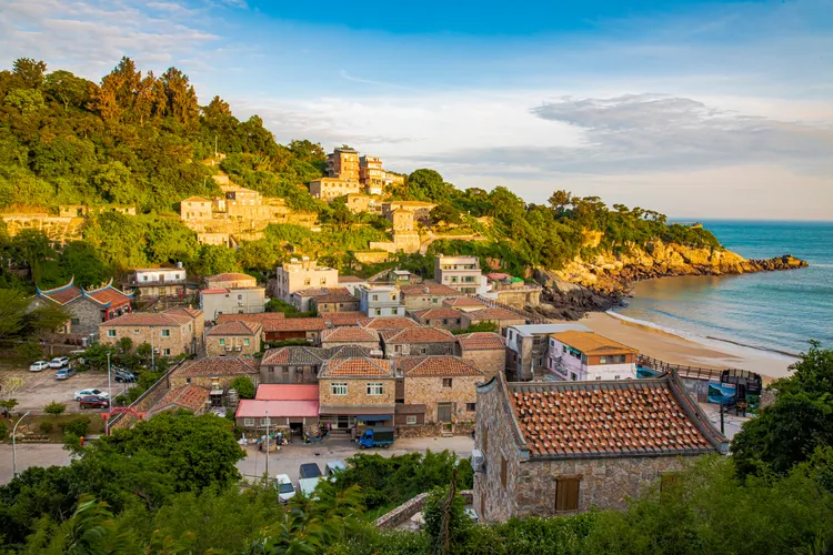 有馬祖南竿後花園之稱的津沙百年聚落。馬管處提供、蕭正宇拍攝