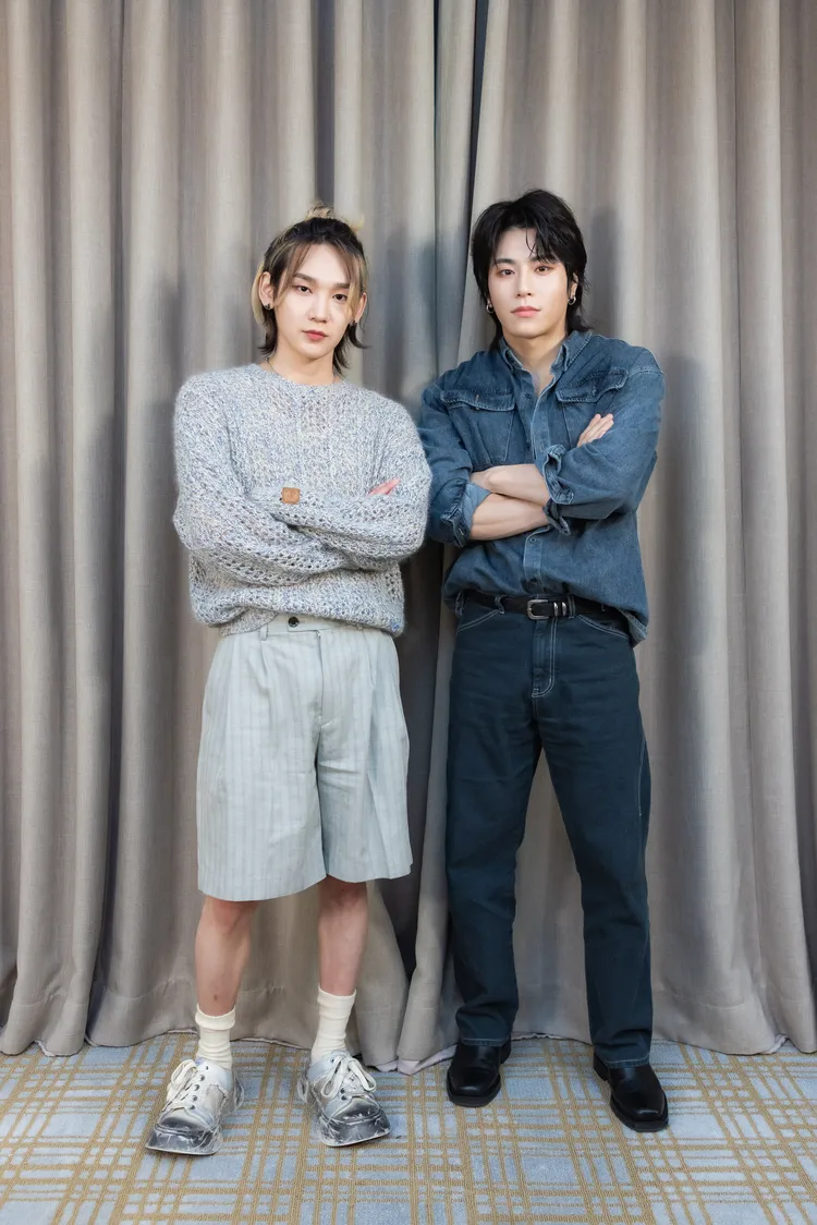 KENTA（左）、金相均今晚在Clapper Studio開唱，獻出海外見面會初體驗。ON INN ASIA提供