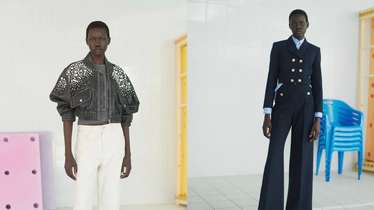 SANDRO 2024春夏女裝系列主打「變奏學院風」。品牌提供