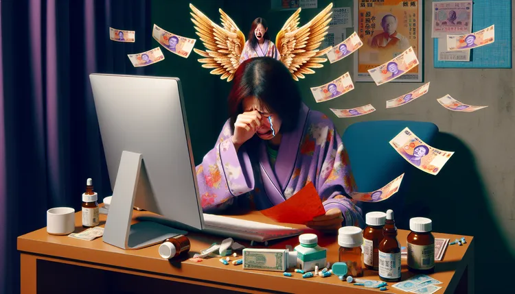 未經國內衛生主管機關許可,請不要上網販售藥物，以免受罰。AI生成示意圖