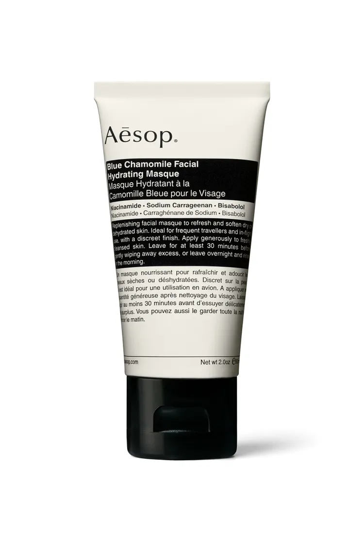 Aesop藍甘菊保濕面膜 (擠壓版) 60ml／1800元。品牌提供