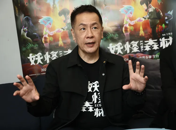 王世偉認為做動畫的出發點很重要。彭欣偉攝