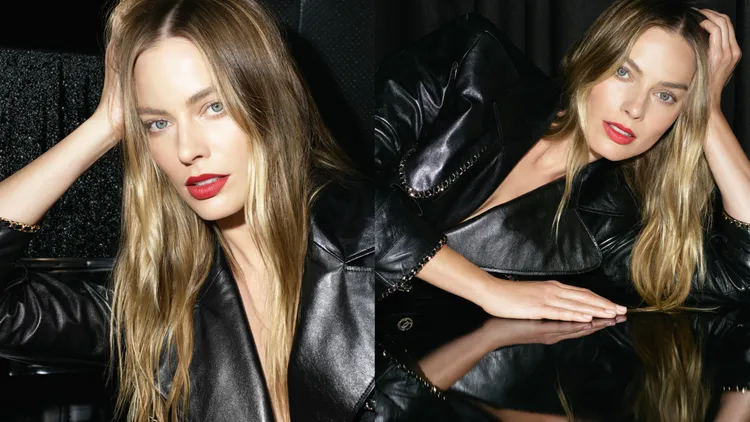 瑪格羅比演繹00:00魅力赭紅（左圖）與02:00俏麗橘紅色號。品牌提供