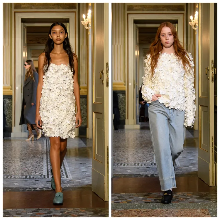 花卉元素勾勒出少女般的浪漫氣息。品牌提供