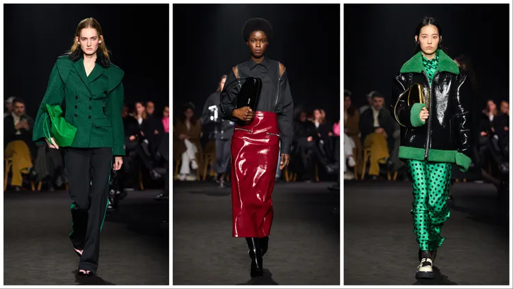 於領口、肩頸處做出多元造型。品牌提供