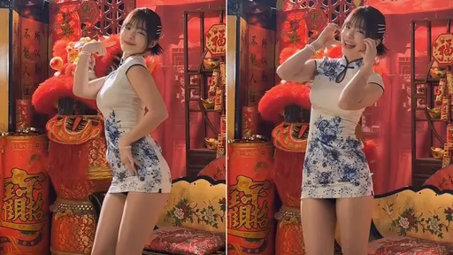 李多慧「旗袍呱呱舞」拜年 21秒影片又美又萌電暈眾粉絲