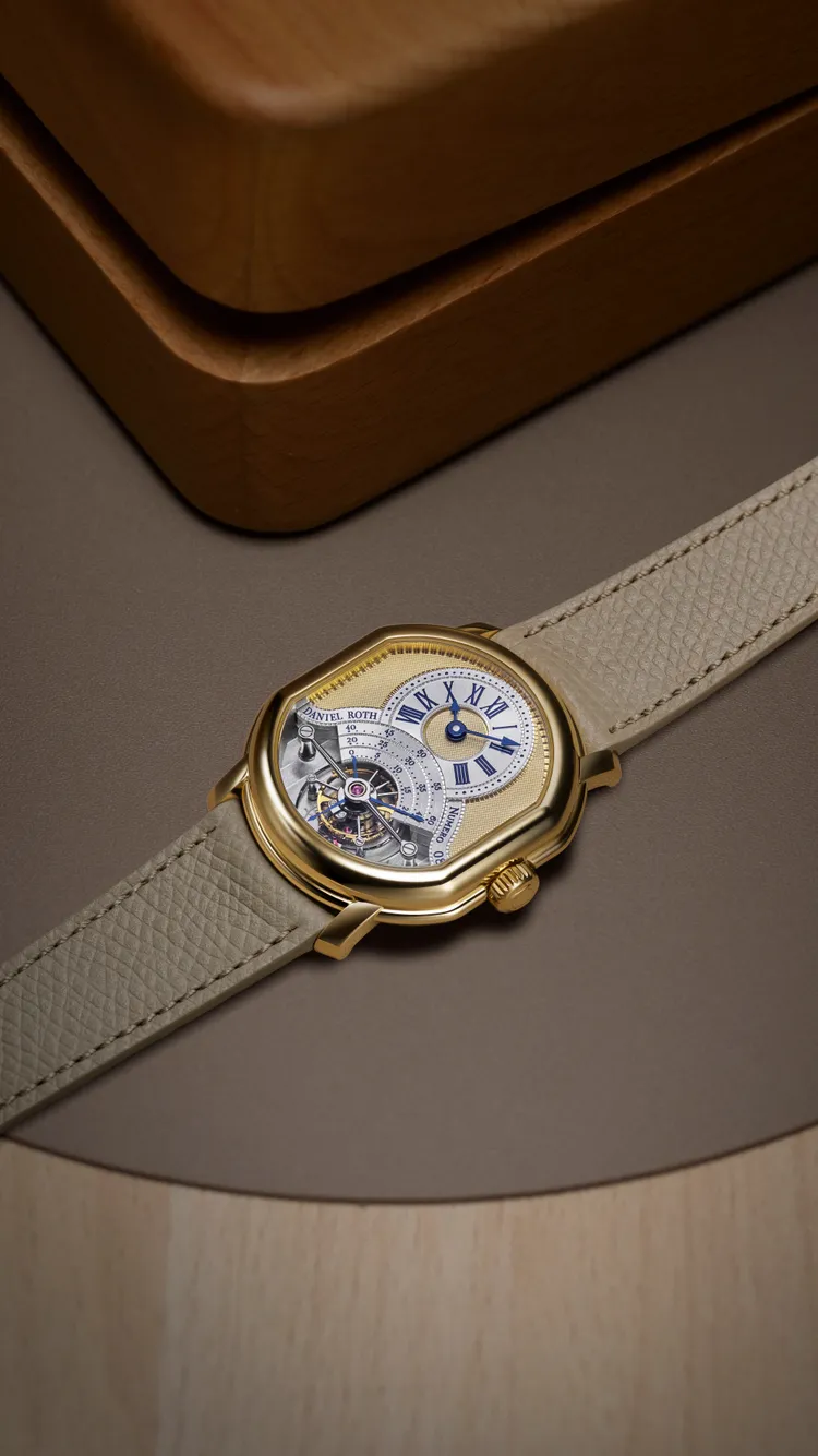 DANIEL ROTH Tourbillon Souscription陀飛輪腕錶。品牌提供