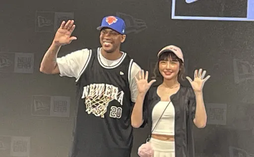 前NBA球星馬布里和峮峮一起走秀!大讚台灣後衛 但這點要加強