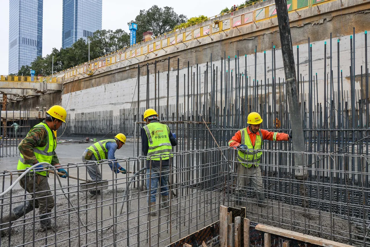 深圳中心公園一處工程。新華社