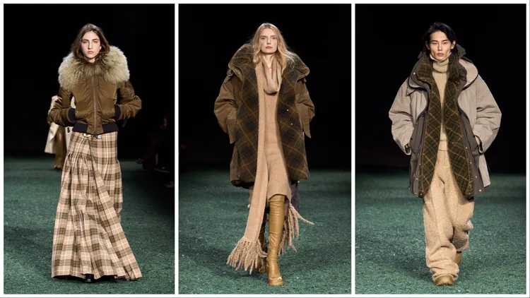 Burberry2024秋冬系列。品牌提供