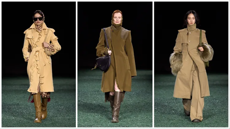Burberry2024秋冬系列。品牌提供