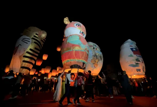 平溪天燈節「龍」重登場 首創四大巨形主燈!侯友宜攜手各國貴賓齊放