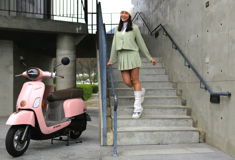 這次試駕《壹蘋》也同步邀請前樂天啦啦隊團長宋城希一同賞車。林浩昇攝