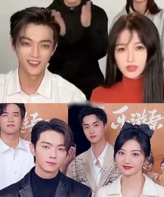 許凱與虞書欣直播和與景甜打戲對比，判若兩人。翻攝密斯特趴微博